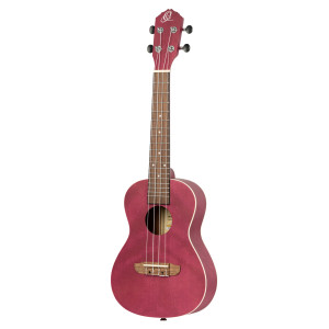 Konzert-Ukulele Ortega, Okoumé, Rubinrot