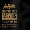 Basssaitensatz La Bella Rx Nickel 45-105
