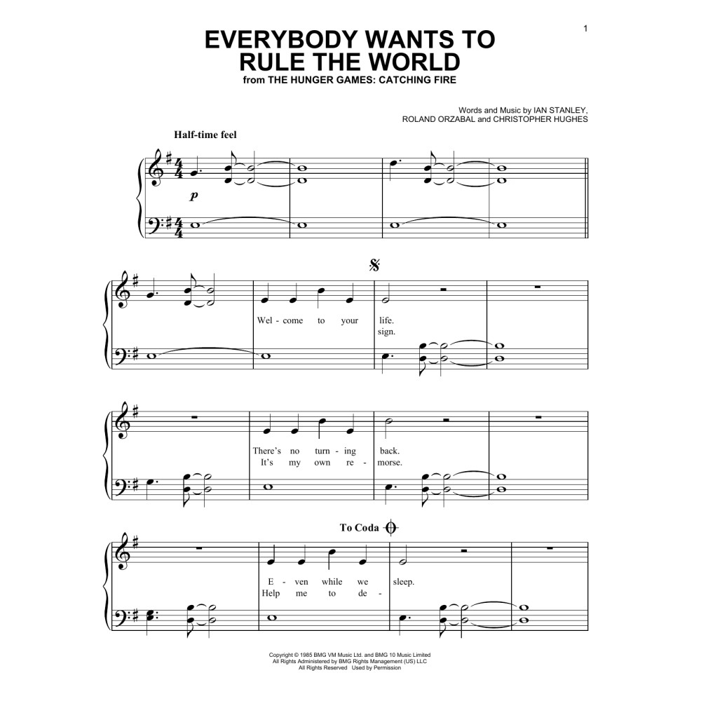 Everybody Wants To Rule The World