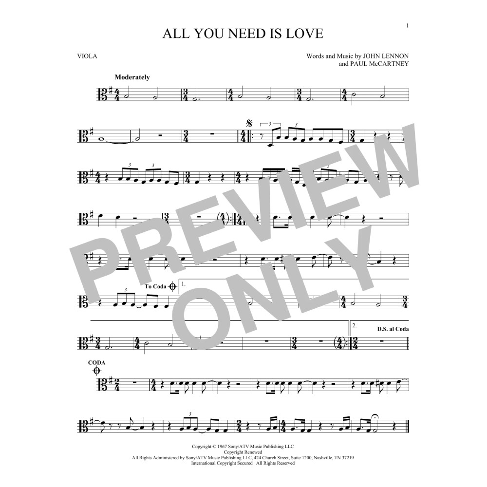All You Need Is Love