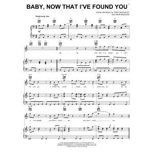 Baby, Now That I've Found You