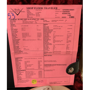 Fender Stratocaster 1955 Hardtail Custom Shop Time Capsule 2022 White Blonde