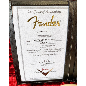 Fender Stratocaster 1955 Hardtail Custom Shop Time Capsule 2022 White Blonde