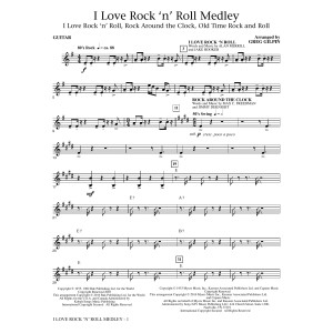 I Love Rock 'n' Roll Medley - Guitar