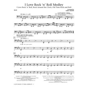 I Love Rock 'n' Roll Medley - Bass