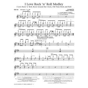 I Love Rock 'n' Roll Medley - Drum Set