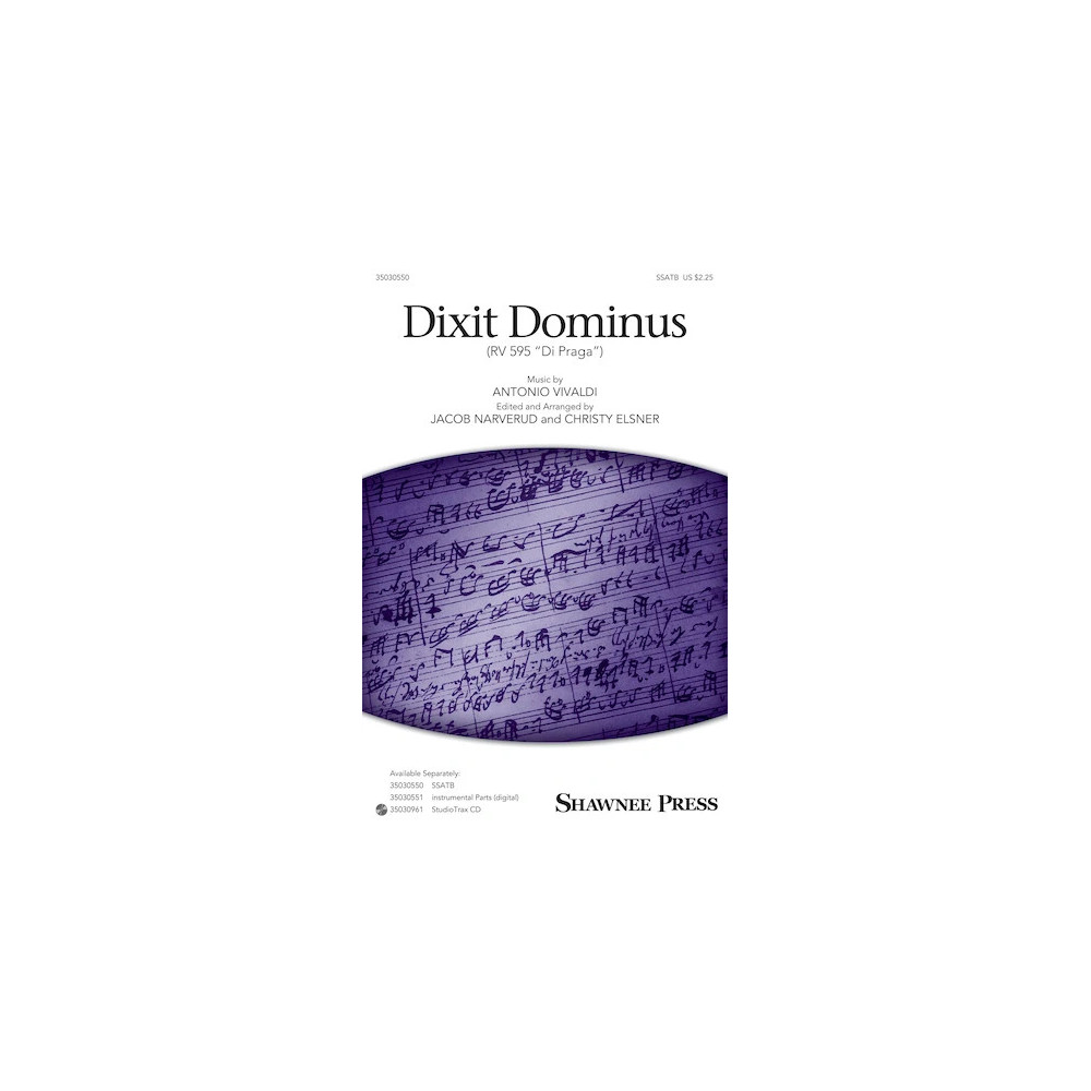 Dixit Dominus Instrumental Parts - Harpsichord