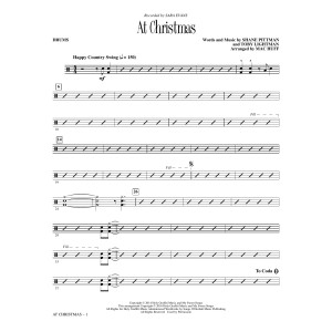 At Christmas (arr. Mac Huff) - Drum Set