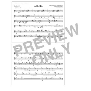 Ah-ha - Clarinet 2