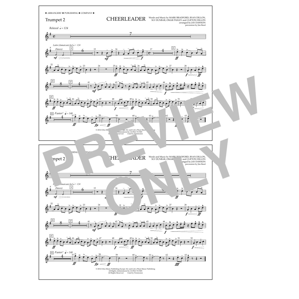 Cheerleader - Trumpet 2