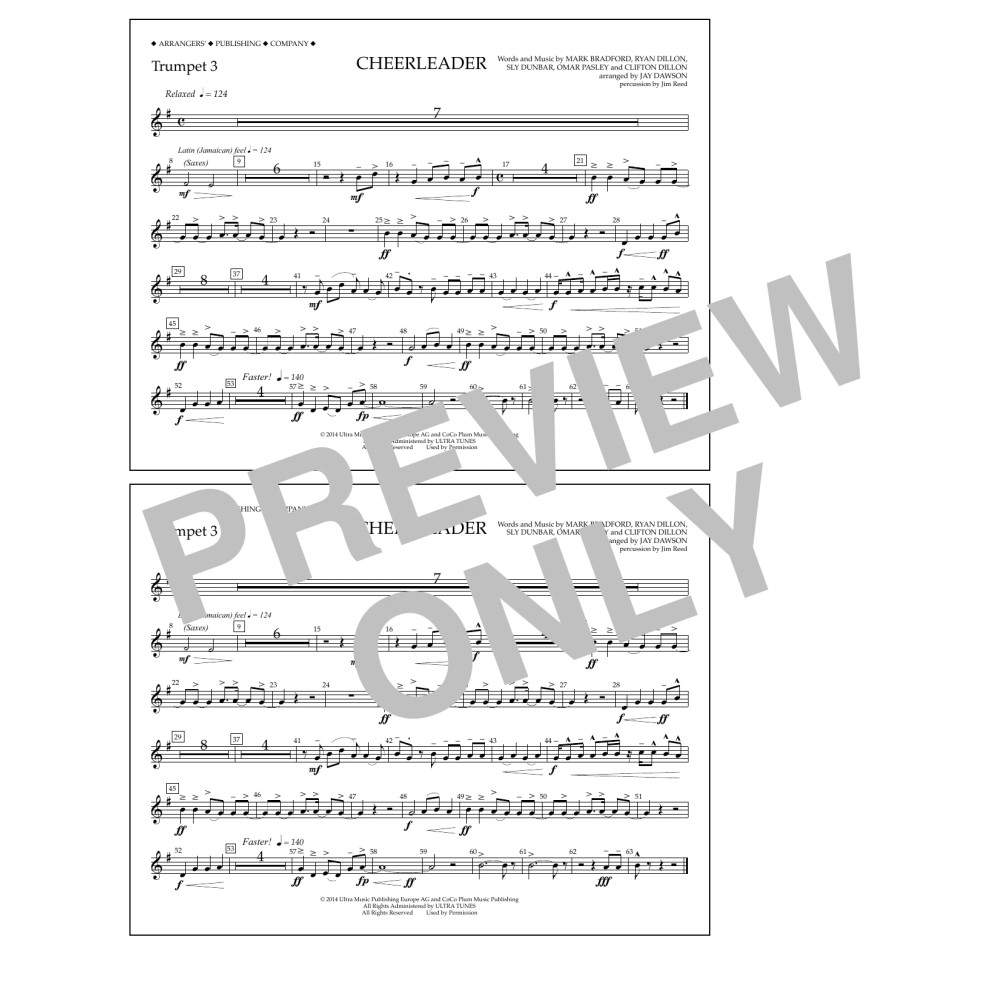 Cheerleader - Trumpet 3