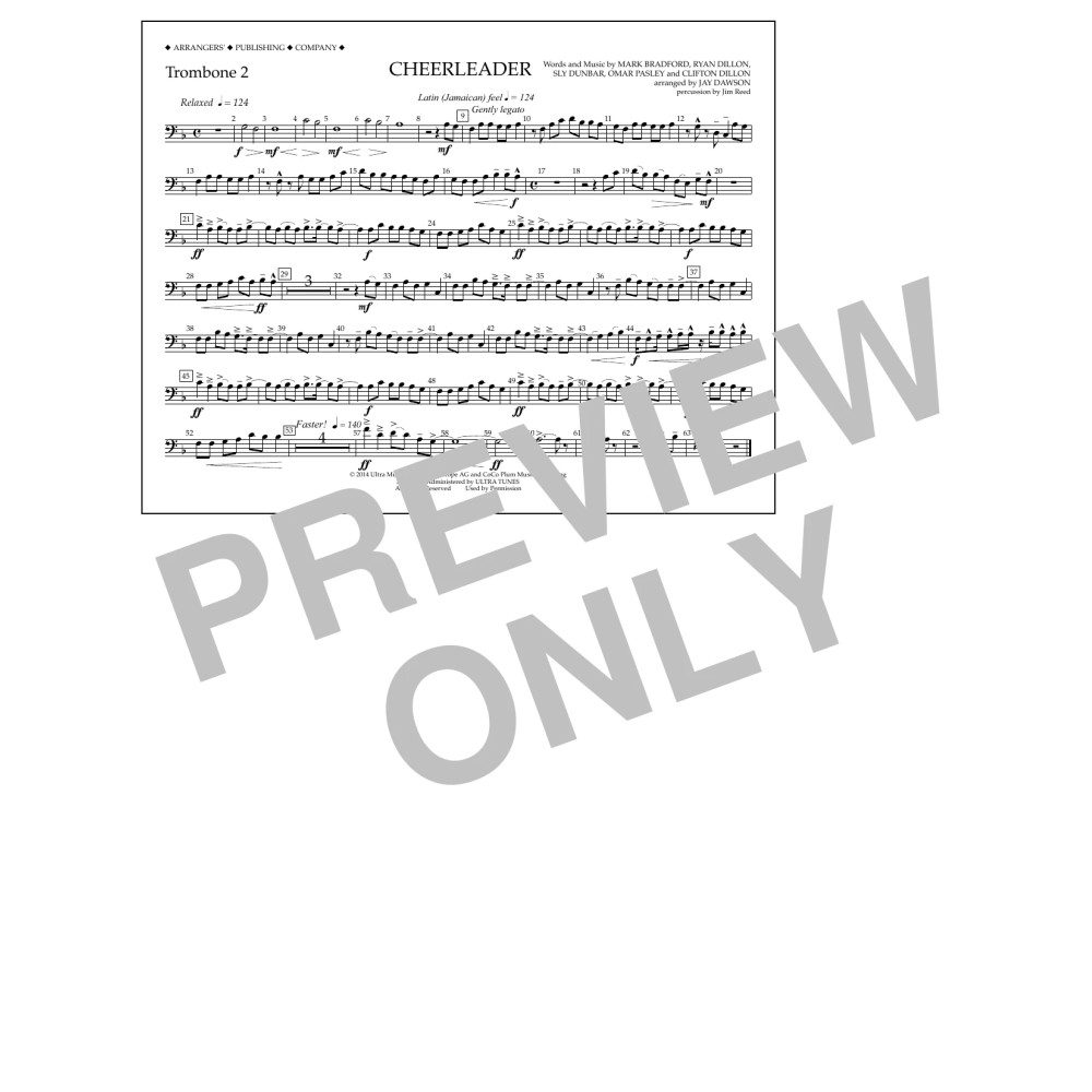 Cheerleader - Trombone 2