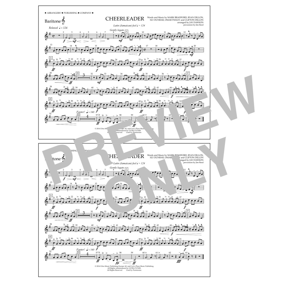 Cheerleader - Baritone T.C.