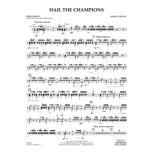 Hail the Champions - Percussion 1