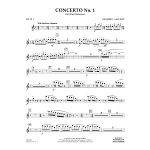 Concerto No. 1 (for Wind Orchestra) - Flute 1