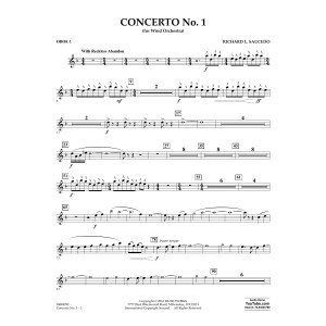 Concerto No. 1 (for Wind Orchestra) - Oboe 1