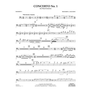 Concerto No. 1 (for Wind Orchestra) - Bassoon 1