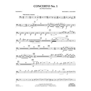 Concerto No. 1 (for Wind Orchestra) - Bassoon 2