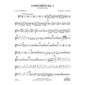 Concerto No. 1 (for Wind Orchestra) - Eb Alto Saxophone 2