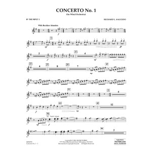 Concerto No. 1 (for Wind Orchestra) - Bb Trumpet 1