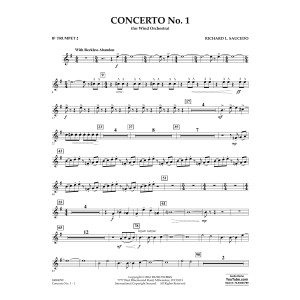 Concerto No. 1 (for Wind Orchestra) - Bb Trumpet 2