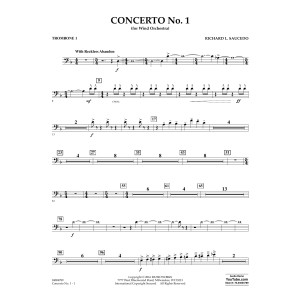 Concerto No. 1 (for Wind Orchestra) - Trombone 1