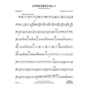 Concerto No. 1 (for Wind Orchestra) - Trombone 3