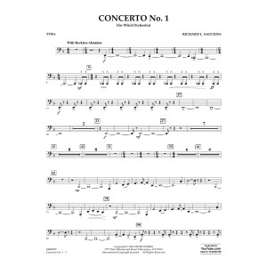 Concerto No. 1 (for Wind Orchestra) - Tuba