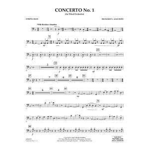 Concerto No. 1 (for Wind Orchestra) - String Bass