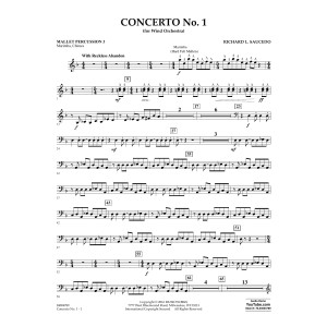Concerto No. 1 (for Wind Orchestra) - Mallet Percussion 3