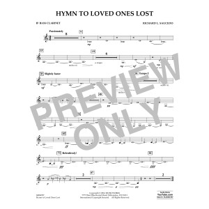 Hymn to Loved Ones Lost - Bb Bass Clarinet