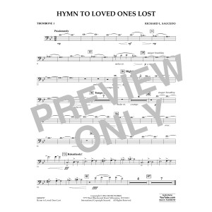 Hymn to Loved Ones Lost - Trombone 1