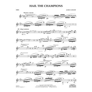 Hail the Champions - Oboe