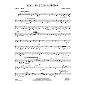 Hail the Champions - Bb Bass Clarinet