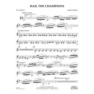 Hail the Champions - Bb Clarinet 3
