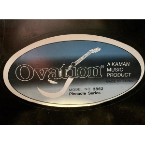 Ovation 3862 Pinnacle Series 1990-1992 Negro