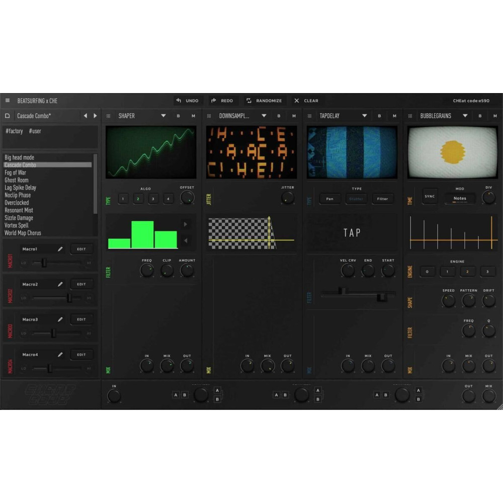 Beatsurfing CHEat code Audio FX