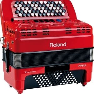 Roland FR-1xb Button-type V-Accordion - Rouge