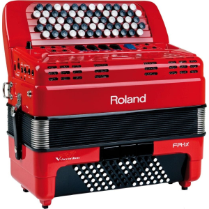 Roland FR-1xb Button-type V-Accordion - Rouge