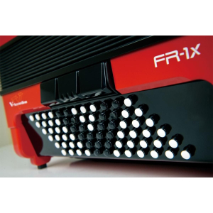 Roland FR-1xb Button-type V-Accordion - Rouge