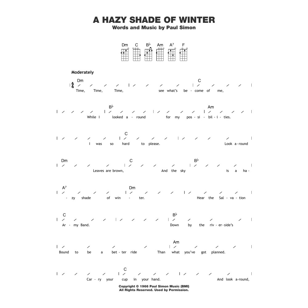 A Hazy Shade Of Winter
