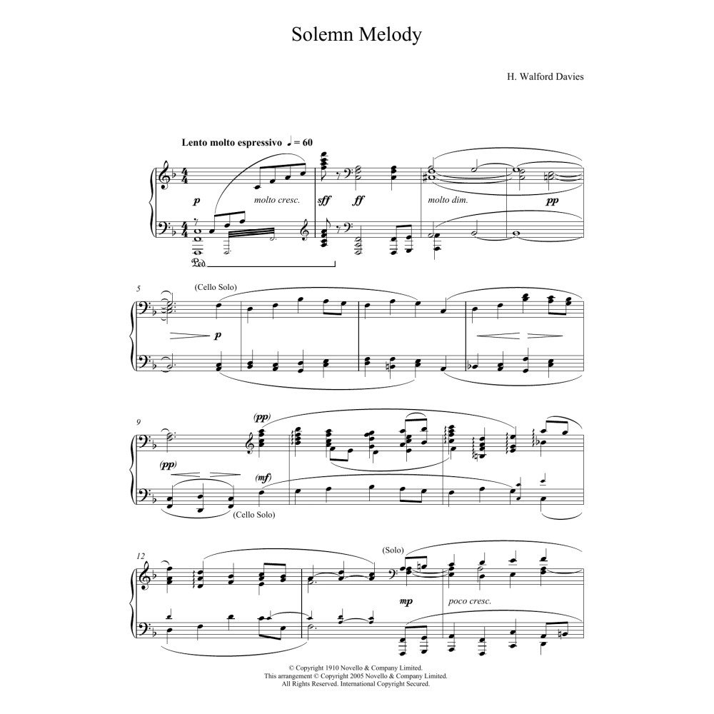 Solemn Melody