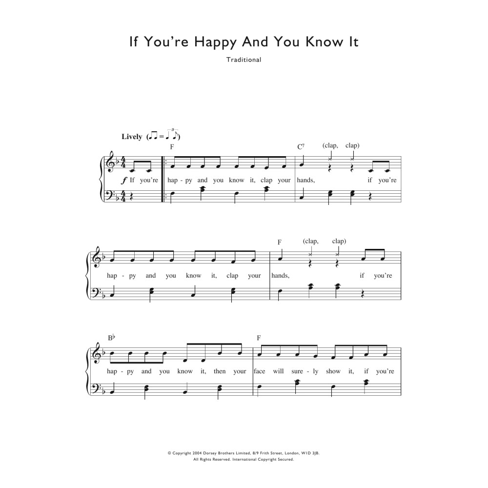 If You're Happy And You Know It