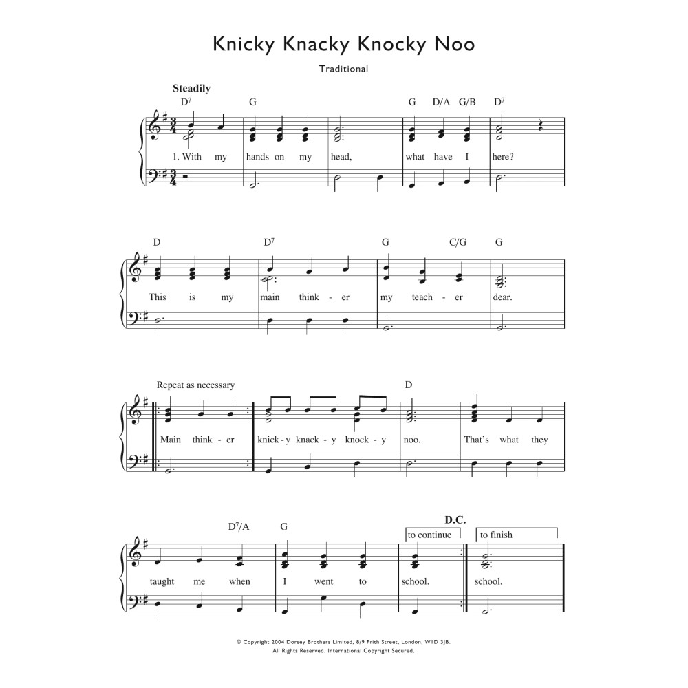 Knicky Knacky Knocky Noo