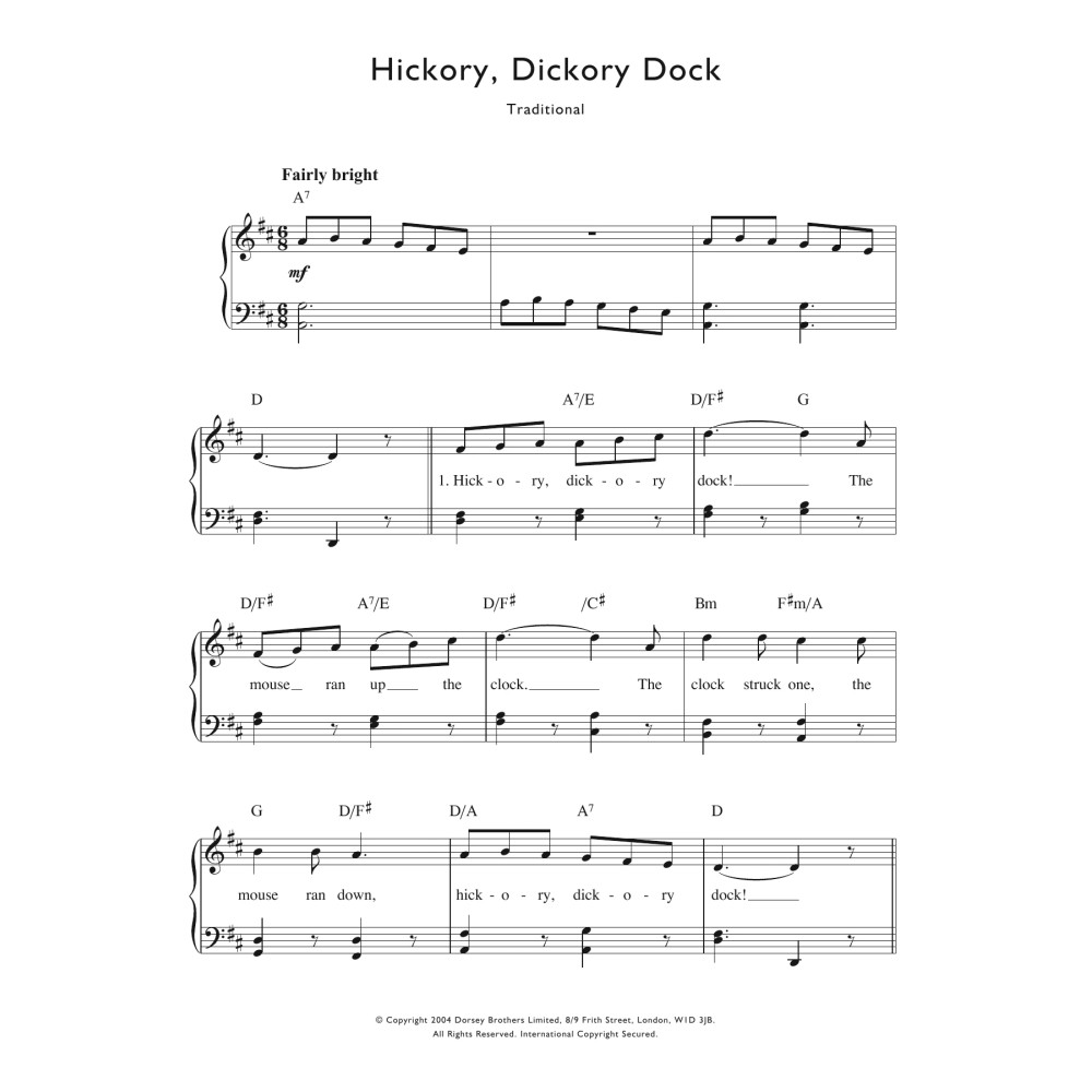 Hickory Dickory Dock