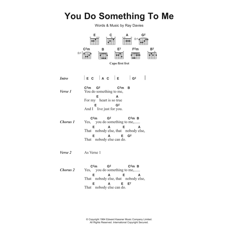 You Do Something To Me