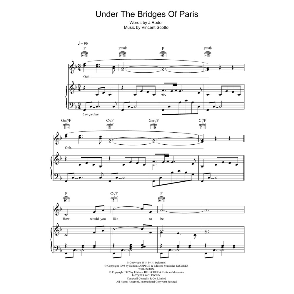 Under The Bridges Of Paris (Sous Les Ponts De Paris)