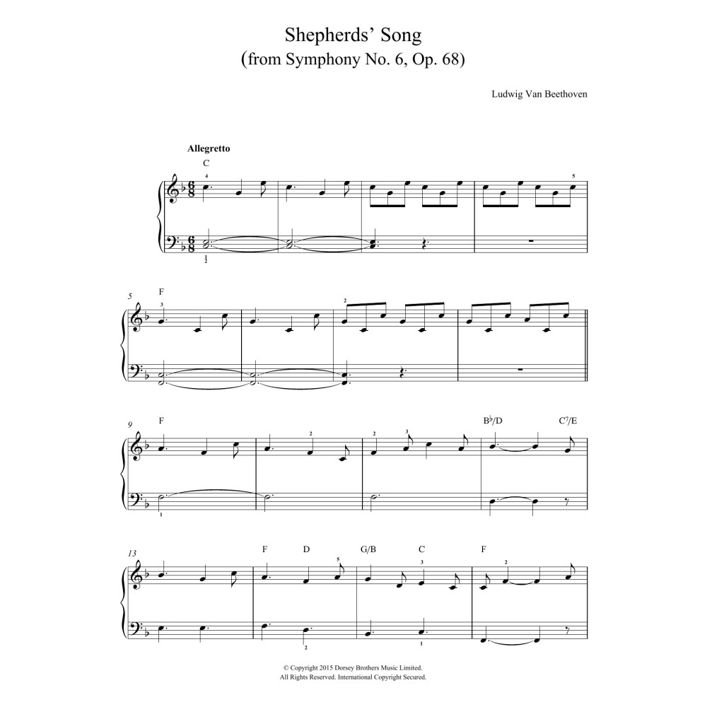 Shepherds' Song (from Symphony No. 6, Op. 68)