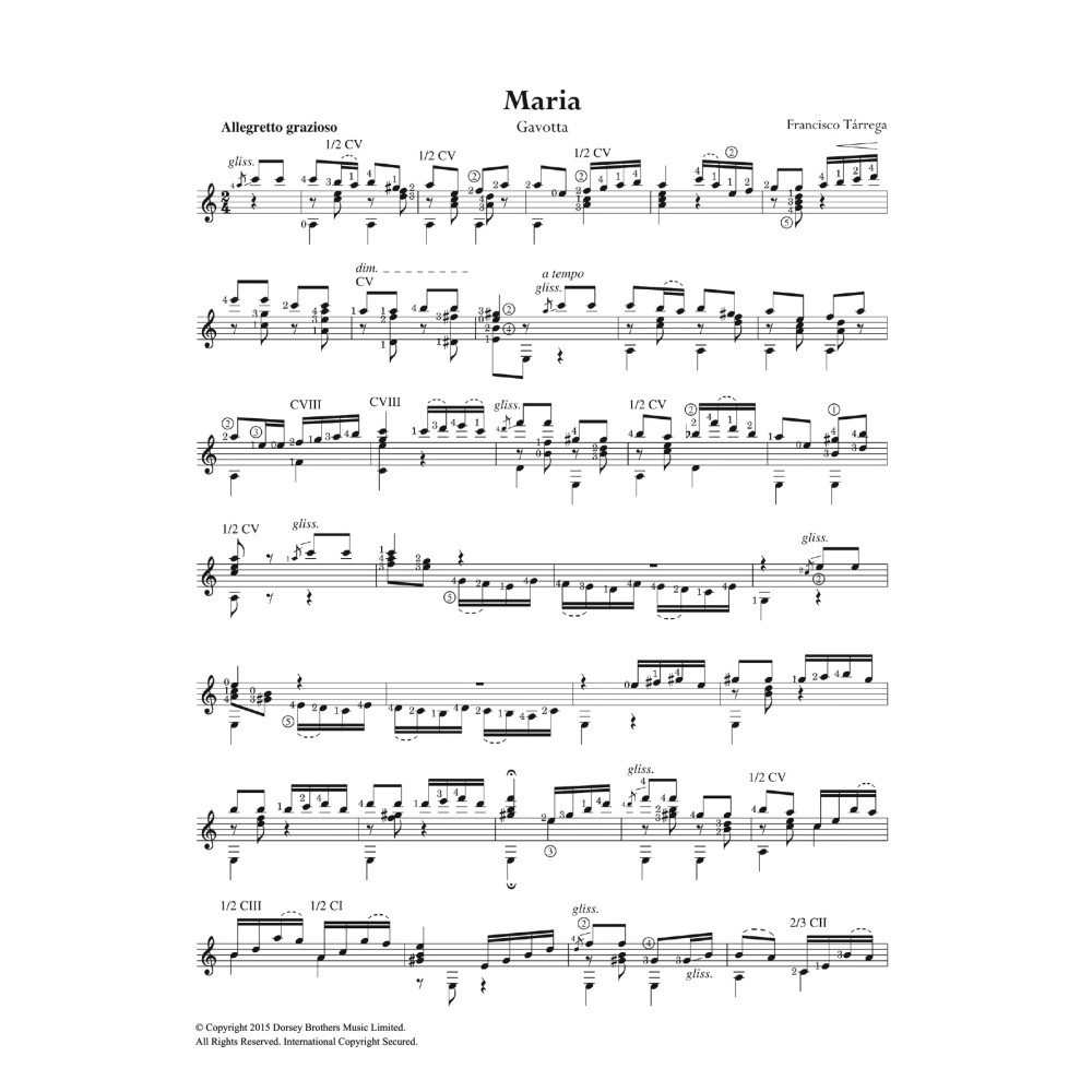 Maria, Gavotta