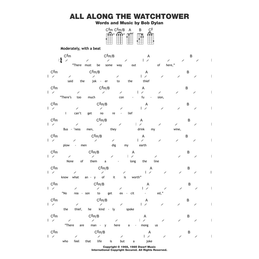 All Along The Watchtower